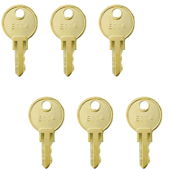 Triani 6Pcs E114 Paper Towel Dispenser Keys Toilet Tissue & Soap Dispensers Key Replacement