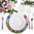 thumbnail image 5 of Dreamtimes Cute Christmas Gnome Placemats Set of 1 Non-Slip Heat Resistant Dining Table Place Mats Washable Kitchen PVC Weave Table Mats, 5 of 7