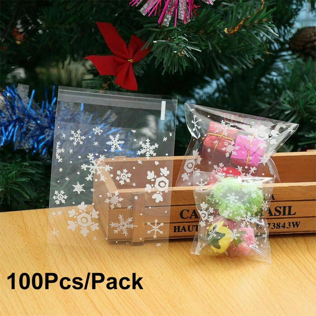 100x party opp transparent sweets lollipops cake packing bags candy cookie bagXI