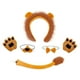 thumbnail image 3 of Conjunto de disfraz de Halloween Salvador Tela 4 piezas con guantes, 3 of 9