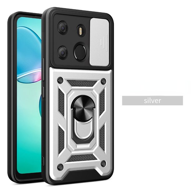 Funda Resistente Para Teléfono Celular 2 En 1 Con Lente Anticaída Con Soporte Para Ventana De Coche Para Xiaomi Poco F5 Pro 5G