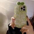thumbnail image 4 of Funda iPhone 13pro max - Parche floral - Funda floral multicolor（Flor rayada amarilla）, 4 of 5