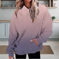 thumbnail image 2 of VISALY Hoodies Pullover Tunic Sweatshirt Oversized Casual Long Sleeve Loose Fashion Pockets Pullover Tops Printed Sweatshirts Soft Sweaters Womens Sweaters Dressy Casual Pullover Sweatshirt Grey Xxl, 2 of 5