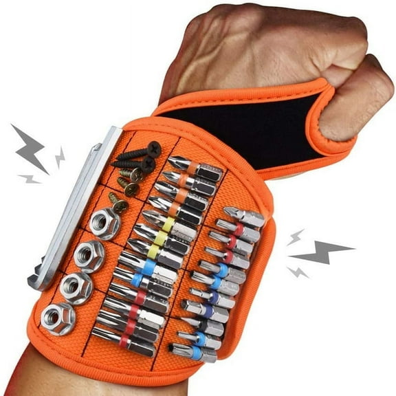 Tutuviw Magnetic Wristband Stocking Stuffers Tool Belt Magnetic Wristband for Holding Screws Christmas Fathers Day Gifts