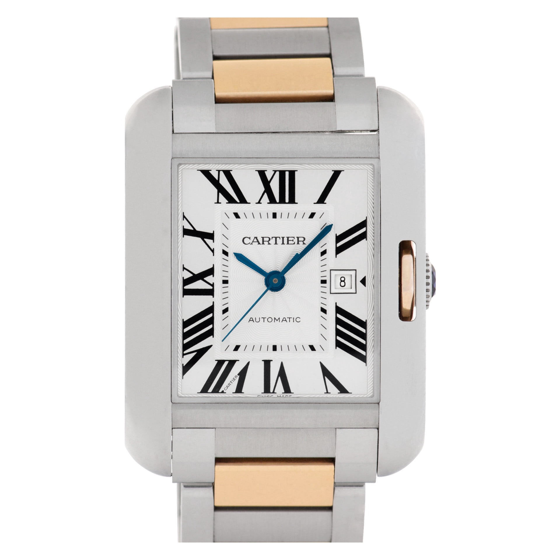 Pre-Owned Cartier Tank Anglaise W5310037 Steel Watch (Certified Authentic \u0026  Warranty) - Walmart.com
