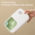 thumbnail image 3 of Sentmoon Deals Flyer Rectangular Four-button Plastic Lunch Box Double-layer Microwaveable Student Lunch Box Office Worker Portable Tableware Lunch Box Todays Deals Clearance Sales, 3 of 4