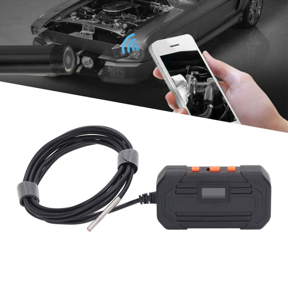 Endoscope, 3.6mm Lens 8cm Lens Focal Length IP67 Rainproof Body ABS Inspection Snake Camera for Automobile Repair 5m / 16.4ft