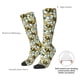 thumbnail image 4 of Fotbe Bees and Flower Calcetas Divertidas Estampadas para Hombre y Mujer, Calcetas de Algodón hasta la Rodilla para Caminar, Correr, Enfermería y Embarazo, 4 of 6