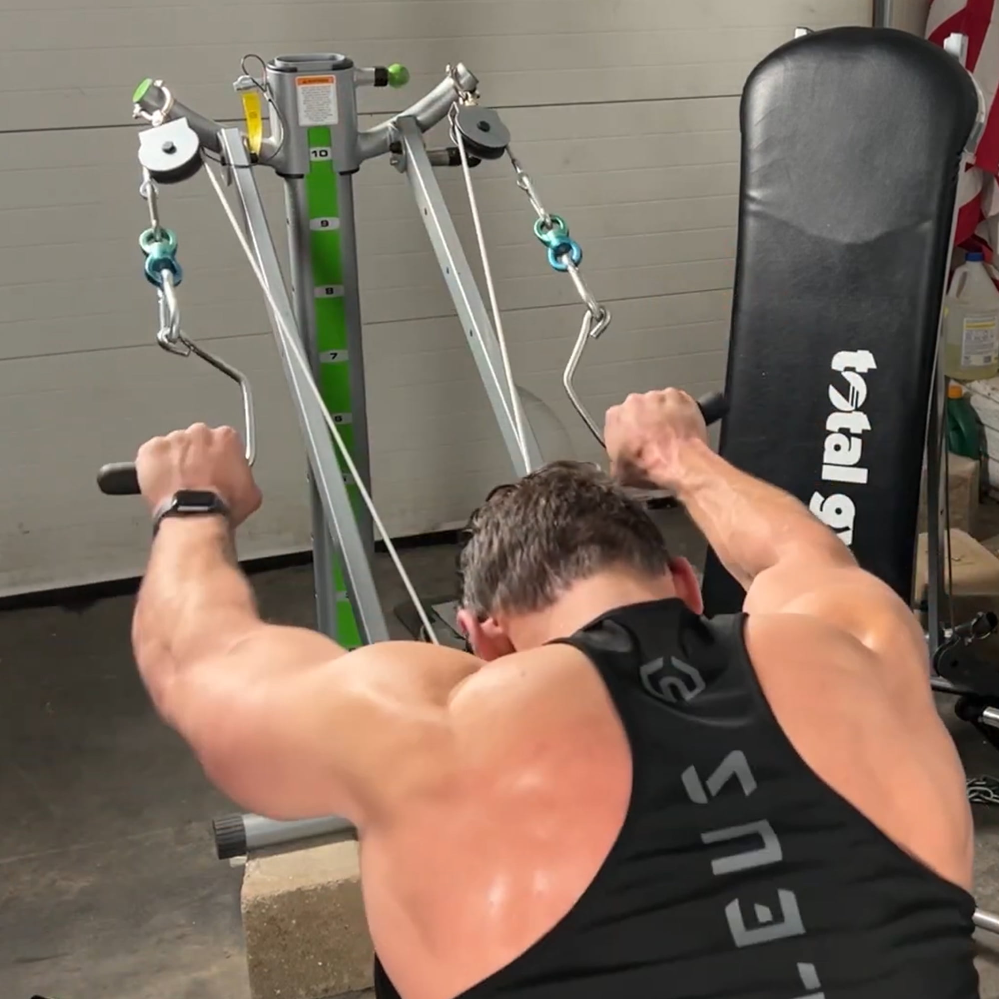 Total Gym APEX G5 Home Fitness Incline Weight Trainer Equipment w/ 10 Resistance Levels