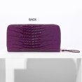 thumbnail image 6 of Badiya Womens Wallets Large Capacity Blocking Genuine Leather Wallet for Women Zip Clutch Card Holder with Wristlet, 6 of 8