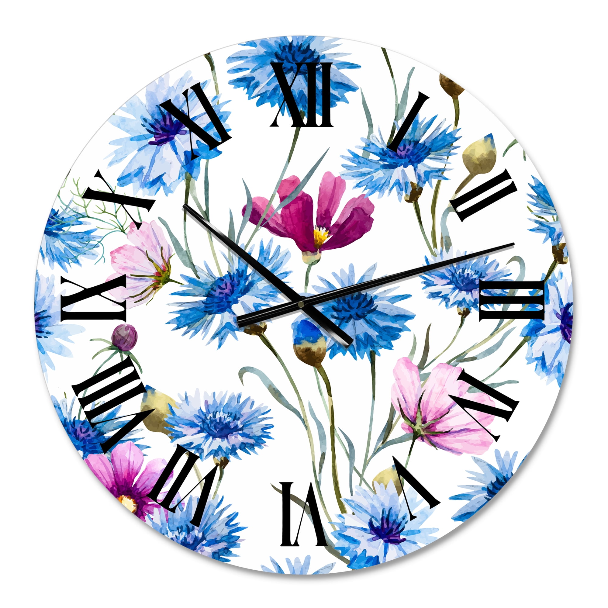 Designart 1 in Quartz Traditional Wall Clock