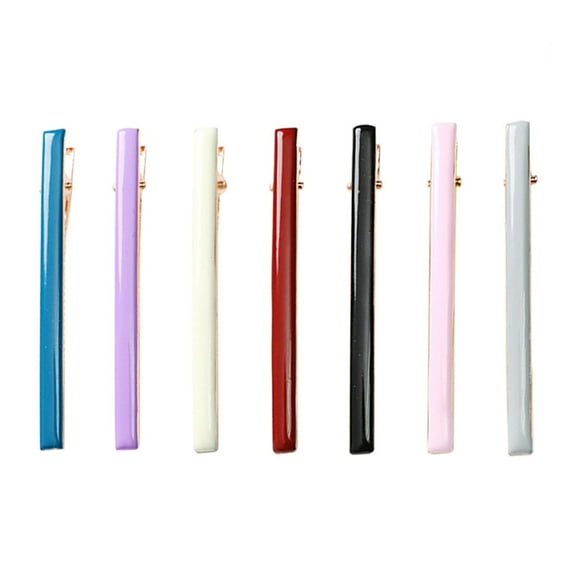 7 Pieces Assorted Color Metal Hair Clips Clip for Decoration Use Simple Bobby Pin Hair