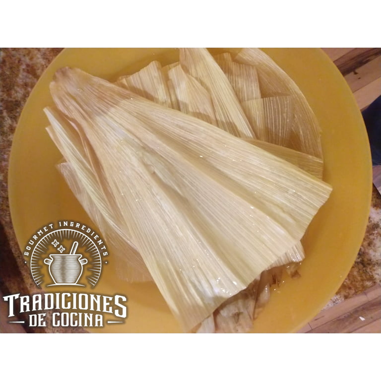 7.75oz - Corn Husk Wraps for Tamales, 4-11 inches Wide. Tradiciones de  Cocina; Traditional Ingredients (Hojas de Maiz Para Tamales.)
