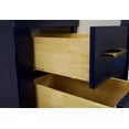 thumbnail image 4 of Charlotte 48" Farmhouse Bathroom Vanity with Royal Blue Cabinet and Carrara Marble Top, 4 of 6