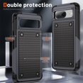 thumbnail image 4 of JTCASES for Google Pixel 7 Case, Hybird PC TPU Anti-slip, Shockproof  Bumper, Military Drop Resistant, Rugged Heacy Duty Full Body Protective Shell for Google Pixel 7, Slim Fit for Girls Men, Gray, 4 of 7