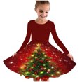 thumbnail image 2 of LOVZFMLL Robe Sans Manches à Col Rond pour Enfant avec Poches pour Enfant Moyen et Grand, 2 of 5