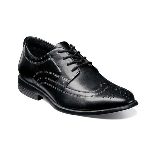 Nunn Bush Nelson Comfort Gel Men's Brown Oxford Leather Shoes 84525-200 
