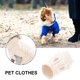 thumbnail image 3 of Suéter de punto de cuello alto para mascotas, ropa térmica transpirable para perros y gatos de invierno (blanco) Likrtyny Para estrenar, 3 of 8