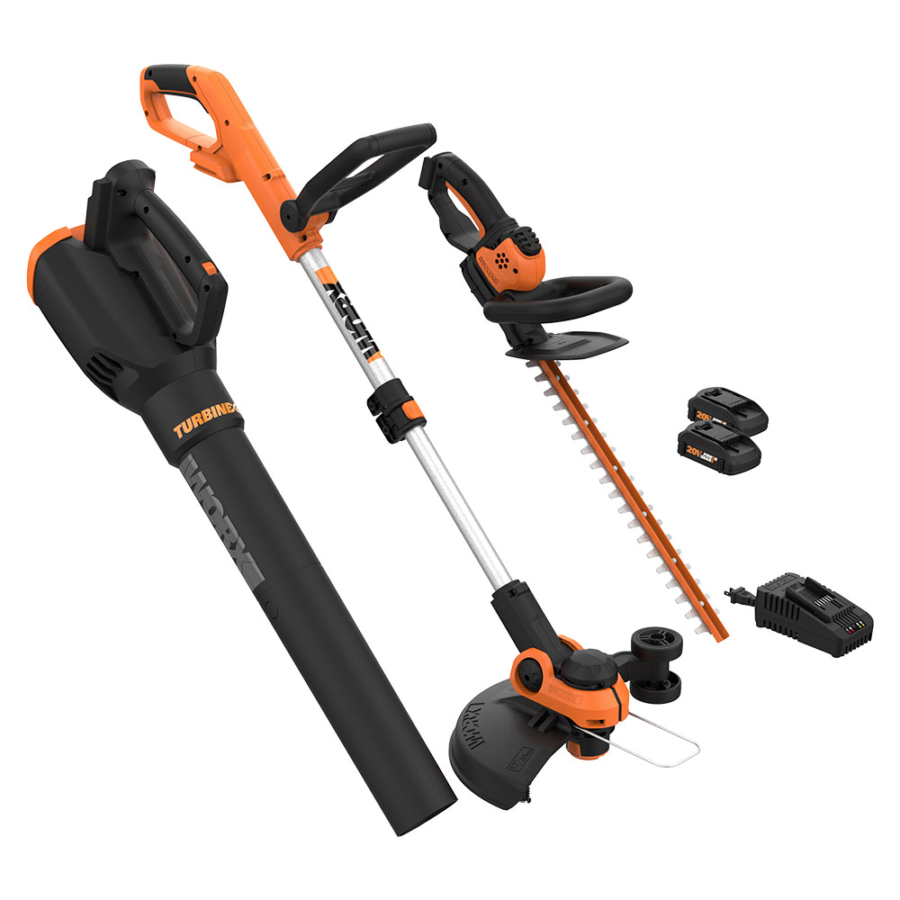 Worx WG933 20V - 3PC Combo Kit (WG547, WG162, WG261)