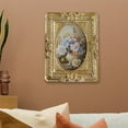 thumbnail image 4 of Photo Frame Display Holder Ornate Embossed Picture Frame Picture Art Wall Hanging Display for Hallway Home, 4 of 9