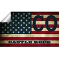 thumbnail image 2 of Castle Rock CO Colorado Douglas County Vintage US Flag Decal Bumper Sticker 3M Vinyl 3" x 5", 2 of 3