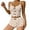 Beige, variant on Bibifish Womens Pajama Sets Valentine'S Day Sleeveless Strap Sleepwear Sets Cute Heart Print Cami With Shorts 2 Piece Trendy Nightwear Sets