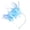 Blue, variant on Linfrsh Fascinators Hats for Women 20s Vintage Tea Party Derby Hats Mesh Flower Pearl Feathers Clip Cocktail Ribbons Headpiece Sky Blue,One Size