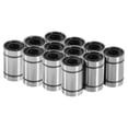 thumbnail image 4 of 12 Pcs Linear Ball Bearings, Linear Motion Bushing with Double Side Rubber Seal Lm6Uu, 4 of 7