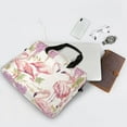 thumbnail image 5 of 16inch Laptop Briefcase, Business Laptop Bag with Detachable Strap & Padded Compartment, Water-Resistant Polyester，Pink Flamingos and Pelicans, 5 of 8