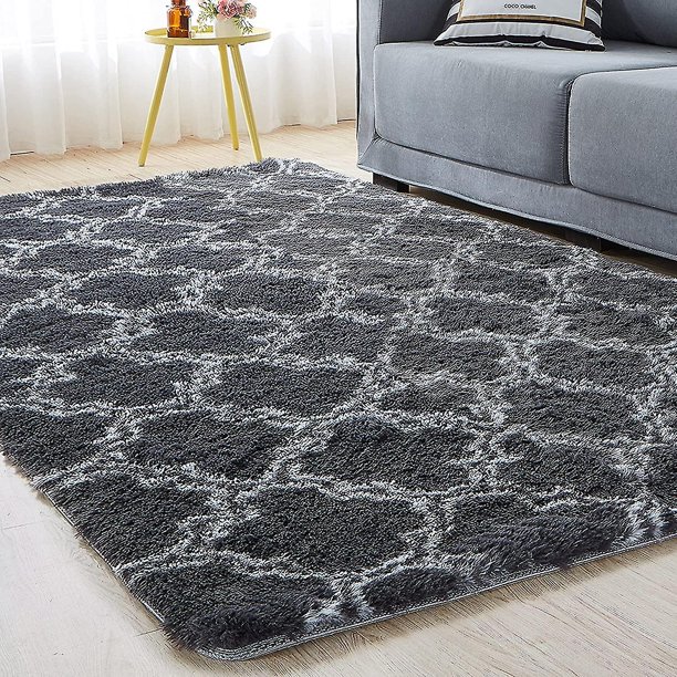 Wohnkultur-teppich, Langer Shaggy-teppich, Rutschfester Teppich Fr Wohnzimmer, Schlafzimmer, Sofa, Bodenmatte, Super Weich, Haare Nicht Entfernen (gre