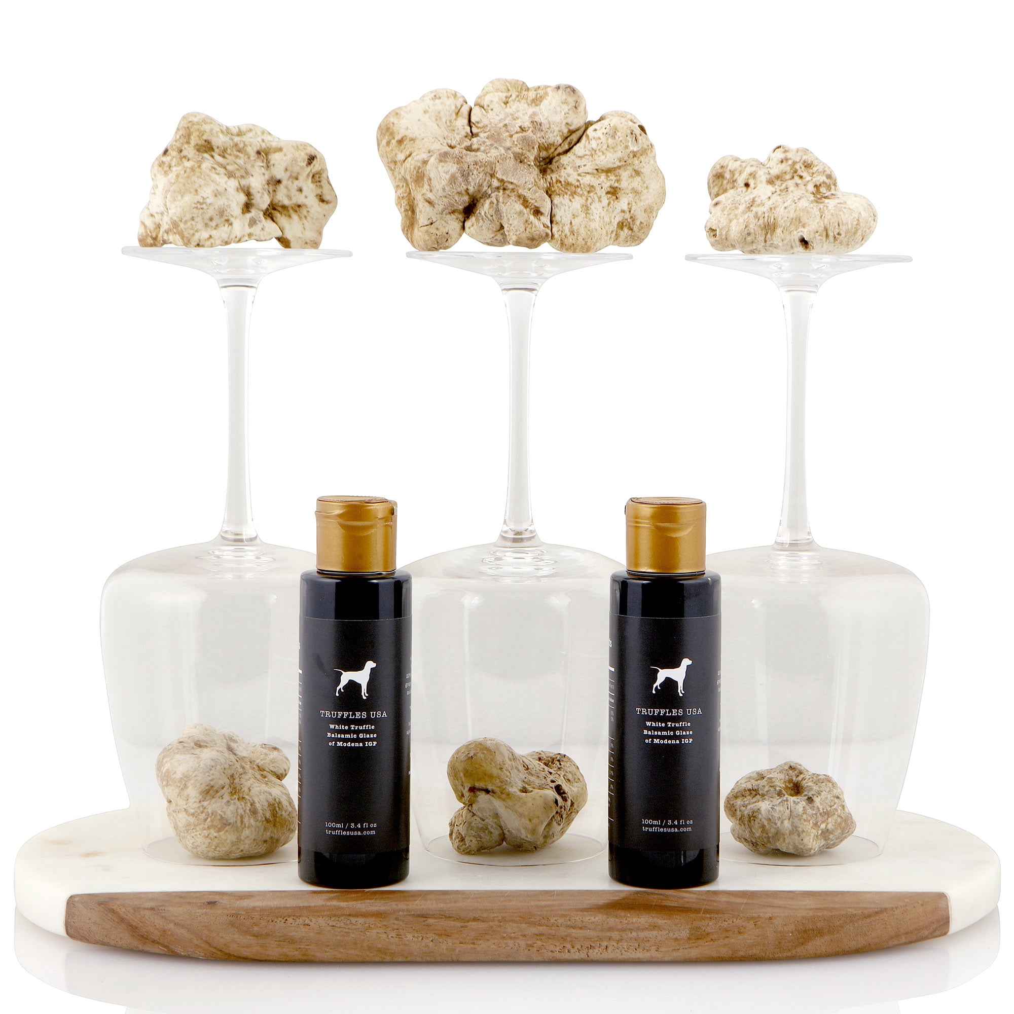 TRUFFLES USA White Truffle Balsamic Glaze of Modena IGP 3.4oz (100ml)