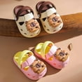 thumbnail image 5 of Tfken Todder Boys Girls Sandals Cartoon Print Ocean Quick Dry Swivel Ankle Strap Eva Pink Slippers Size 2-3 Years, 5 of 7