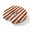 Burnt Orange, variant on Neck Pillow Memory Foam,Yellow Striped Soft Breathable U-Shaped Travel Pillows,Modern Farmhouse Yellow White Stripes Lightweight Ergonomic Neck Support Cushion for Office Airplane 11.4"x11.4"x3.9"