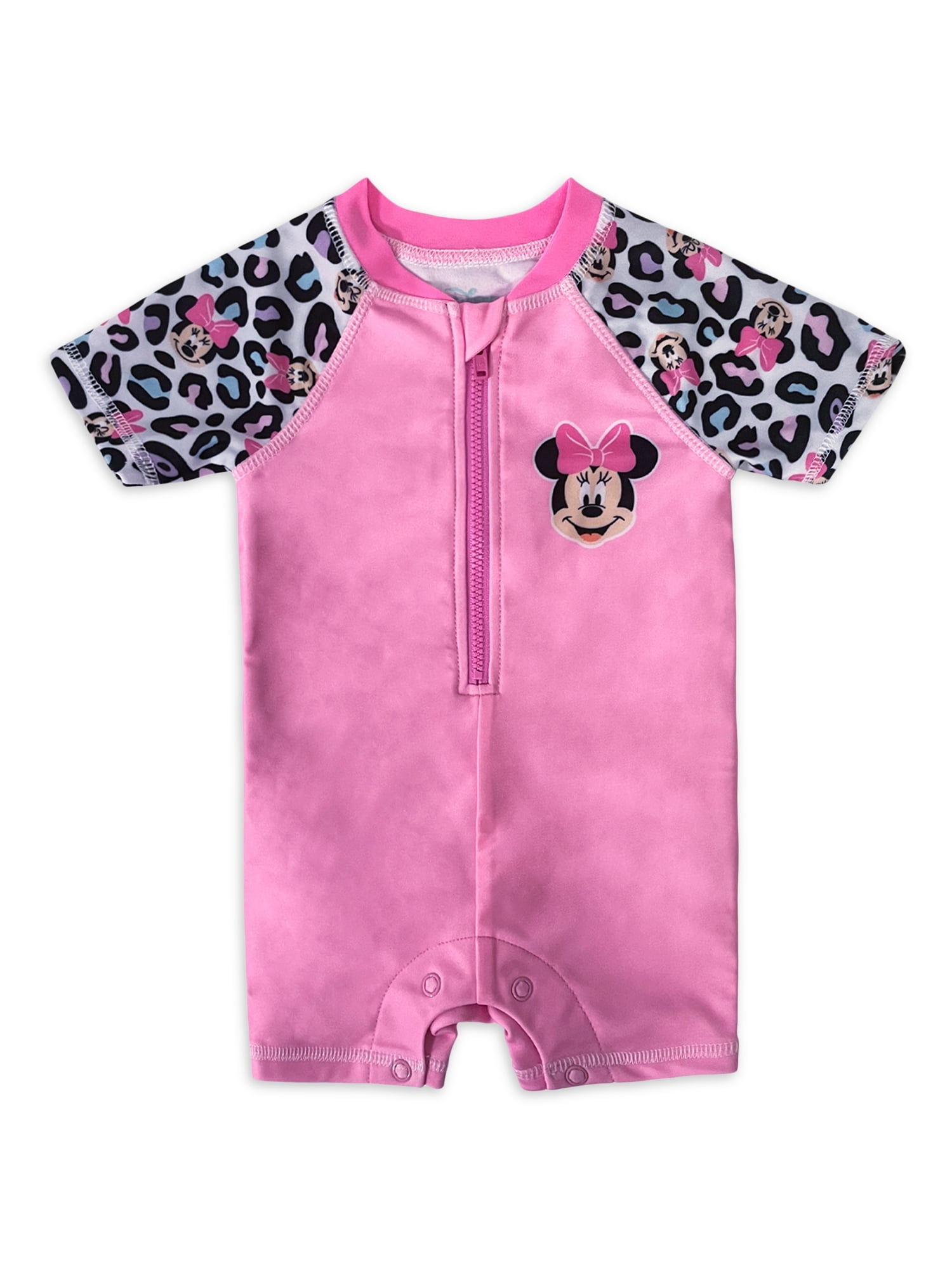 Minnie Mouse Rashguard Personalized Swim Suit Shirt Girl 