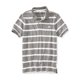 thumbnail image 1 of Aeropostale - Polo de rugby a rayas A87 para hombre, gris, grande Aeropostale  polo, rugbi, 1 of 1