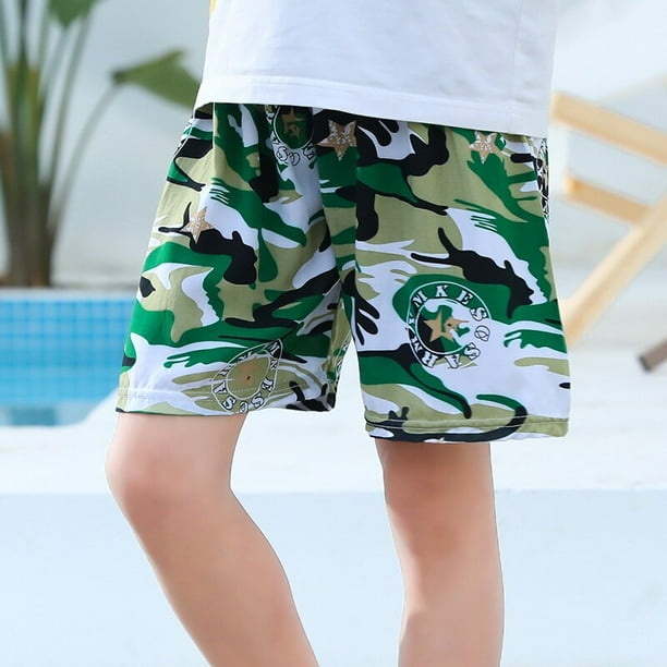 Pantalones cortos deportivos para niños de 2, 4, 6, 8, 10, 12 y 14 años, bañador para niñas, traje de baño para niños, ropa para adolescentes Fivean unisex