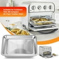 thumbnail image 6 of GCQ Toaster Oven Replacement Tray for Cuisinart TOA-26 TOA-28 AFR-25 Air Fryer Convection Oven, 10.7 x 9.8 Inch Air Fryer Grill Pan Toaster Oven Accessories, 6 of 7
