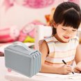 thumbnail image 1 of Meitianfacai Large Capacity Student Pencil Case Compartment Stationery Storage Bag Macaron Color Stationery Pen Bag Multifunctional Storage Pencil Case(Gray), 1 of 6