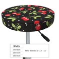 thumbnail image 4 of Haiem Sweet Red Cherry Cushion Round Bar Chair Seat Cover Bar Chair Cushion Covers Elastic Washable Bar Chair Cover,Protects from Scratches and Stains-13 inch, 4 of 7