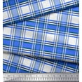 thumbnail image 2 of Soimoi Cotton Voile Fabric Gingham Check Printed Craft Fabric by the Yard 56 Inch Wide, 2 of 3