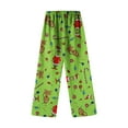 thumbnail image 4 of Girl Boy Plaid Pants Drawstring Cute Loose Bottom Trousers, 4 of 5