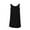 Black, variant on Women Pleated Nightgowns, 100% Cotton Soft Sleeveless Comfy Ladies Nightdress, Casual Loose Comfy Pajama