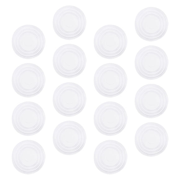 Greenadscape 250Ud Almohadillas Antideslizantes Para De Cristal Transparente Con Material De Goma Y Plástico