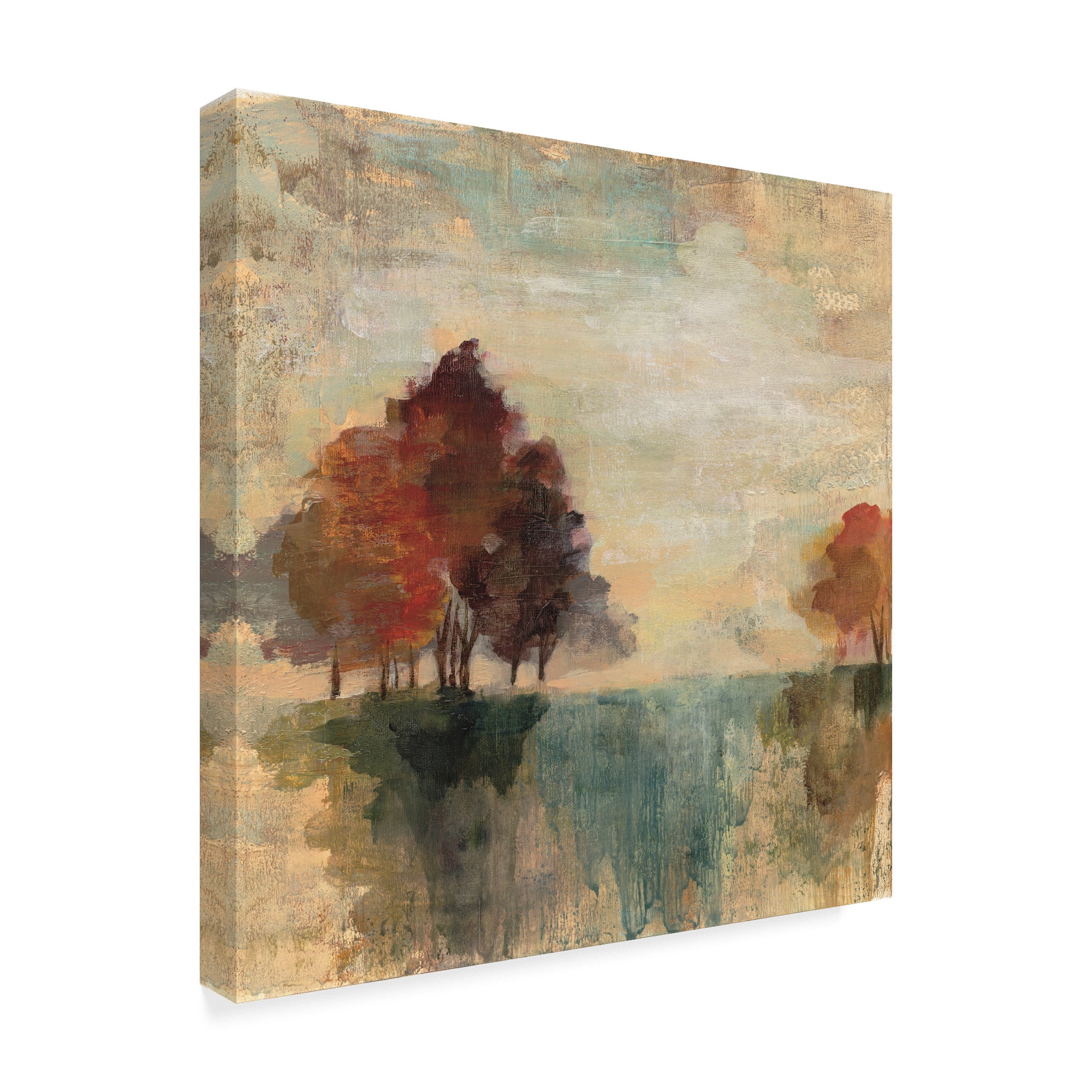 Trademark Fine Art 'Landscape Monotype II' Canvas Art by Silvia Vassileva