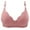 Pink, variant on TTUHYWXI Womens Bra Tshirt Push Up Seamless No Wire Smooth Bras Adjustable Strap Full Coverage Supportive Wireless Plus (Beige, L)