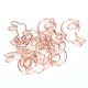 thumbnail image 1 of 20 clips de papel de oro rosa ANGGREK marcadores de Clip en forma de conejo, 1 of 8