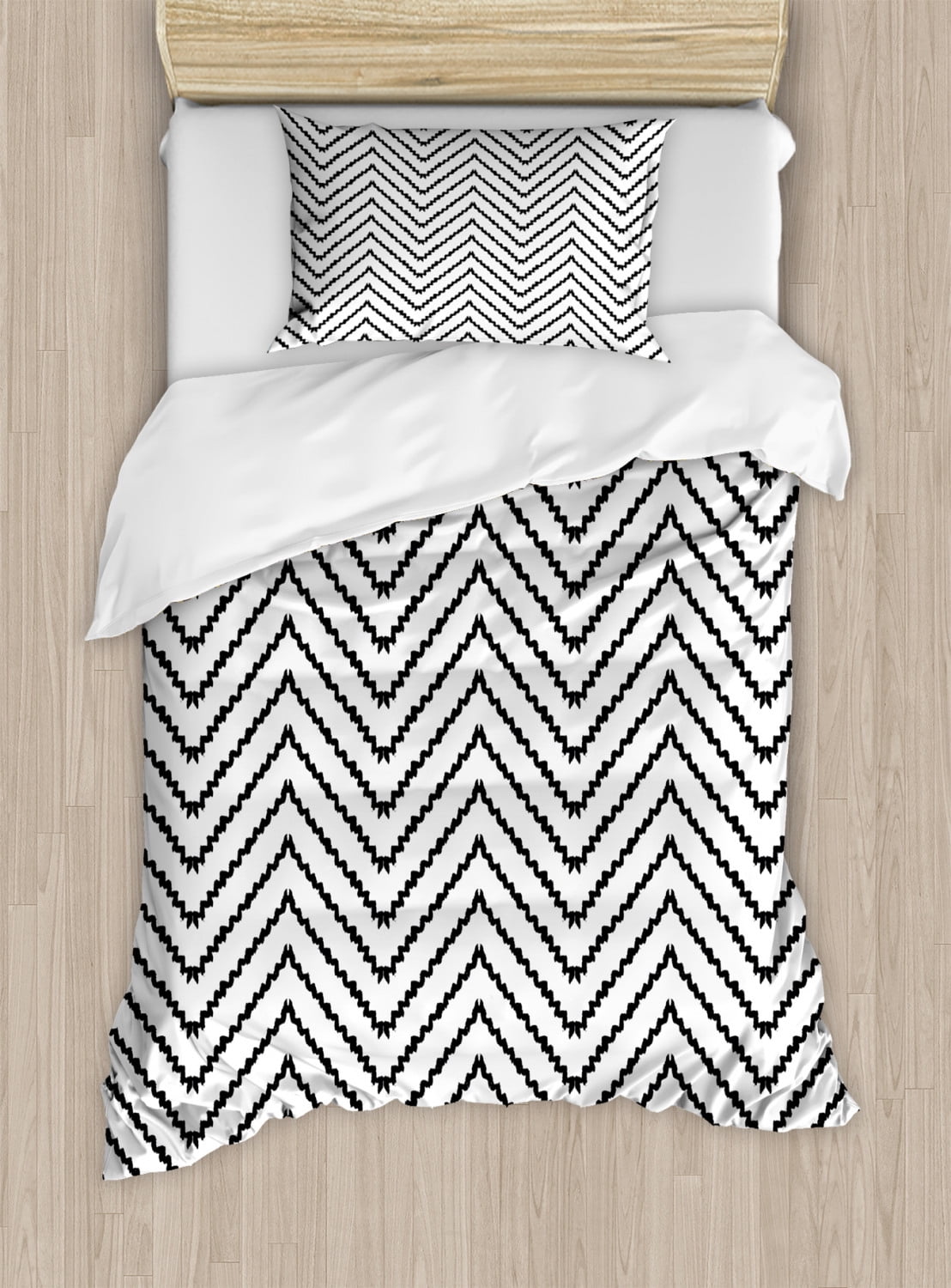 Modern Twin Size Duvet Cover Set 
