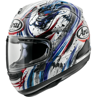 Arai Quantum-X Steel Full Face Motorcycle Helmet Blue Small