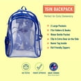 thumbnail image 5 of Wildkin Kids 15 Inch School and Travel Backpack for Boys and Girls Clear with Blue Trim, 5 of 8