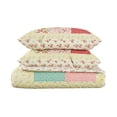 thumbnail image 5 of 2-Piece Quilt Bed Set– Sweet Dreams Patchwork Pastel Floral Print by Somerset Home (Twin XL), 5 of 8